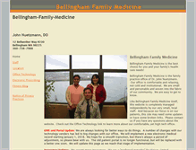 Tablet Screenshot of bellinghamfamilymedicine.com